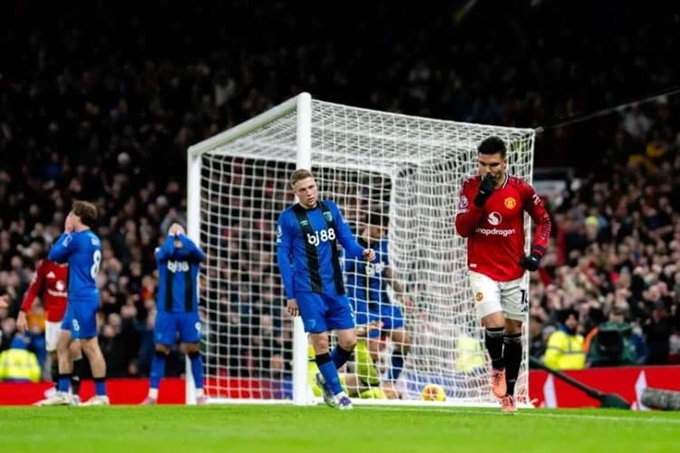 Laga Penuh Drama, Manchester United dan Bournemouth Berbagi Poin dengan Skor 4-4